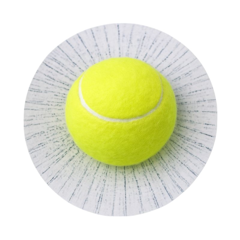 גימיק משגע! מדבקת כדור טניס לשמשת הרכב - טניס