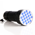 פנס 21 נוריות LED אולטרה סגול UV עמיד במים