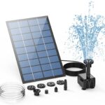 מזרקת מים סולארית 2.5W – יופי אקולוגי לגינה שלכם!