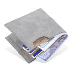 BAELLERRY ארנק גברים דמוי עור – קומפקטי ומרווח