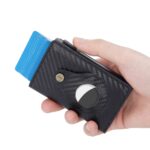 ארנק חכם עם מחזיק AirTag: הגנת RFID, איתור קל, עיצוב דק