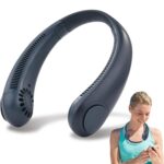 מאוורר צוואר נייד ונטען (USB) – ללא להבים, שקט וקל