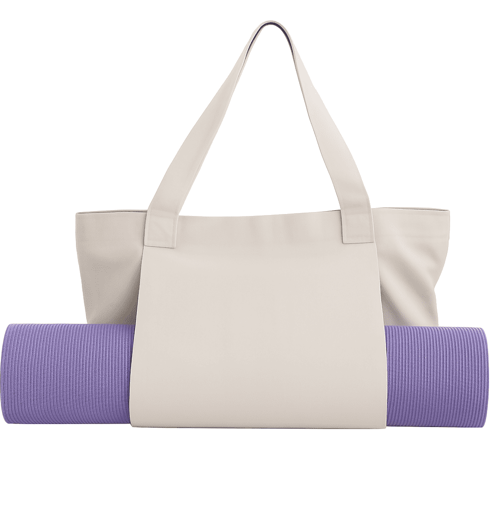 תיק יוגה עם מקום למזרן, תיק טוט שימושי לחדר כושר ולטיולים