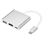 ממיר USB-C ל-HDMI: מתאם All-in-One עם יציאת USB 3.0 וטעינה מהירה