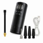 משאבת אוויר ניידת לרכב, קומפרסור דיגיטלי + Power Bank