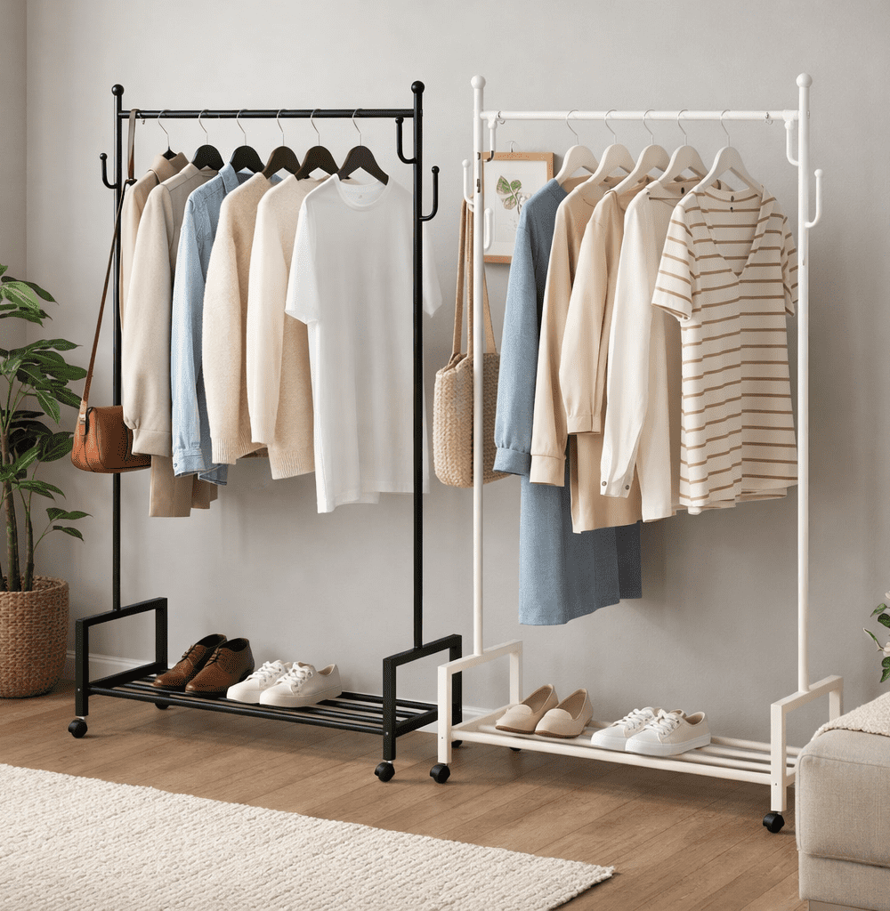 מתלה בגדים 100 ס"מ נייד גדול ומעוצב -XL Rack