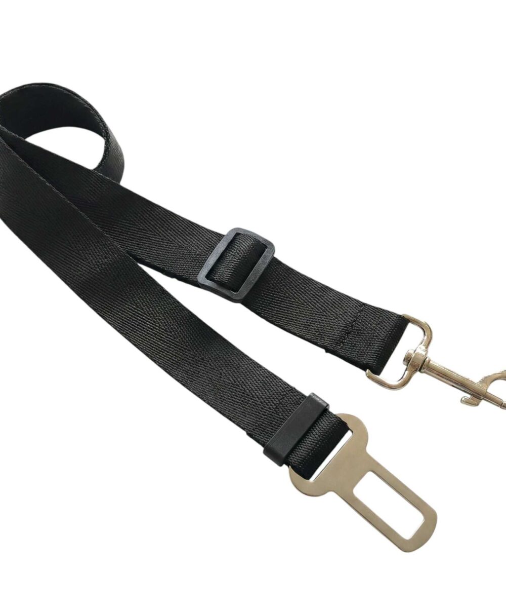 חגורת בטיחות לכלב לרכב – רצועה מתכווננת לנסיעה שקטה ובטוחה