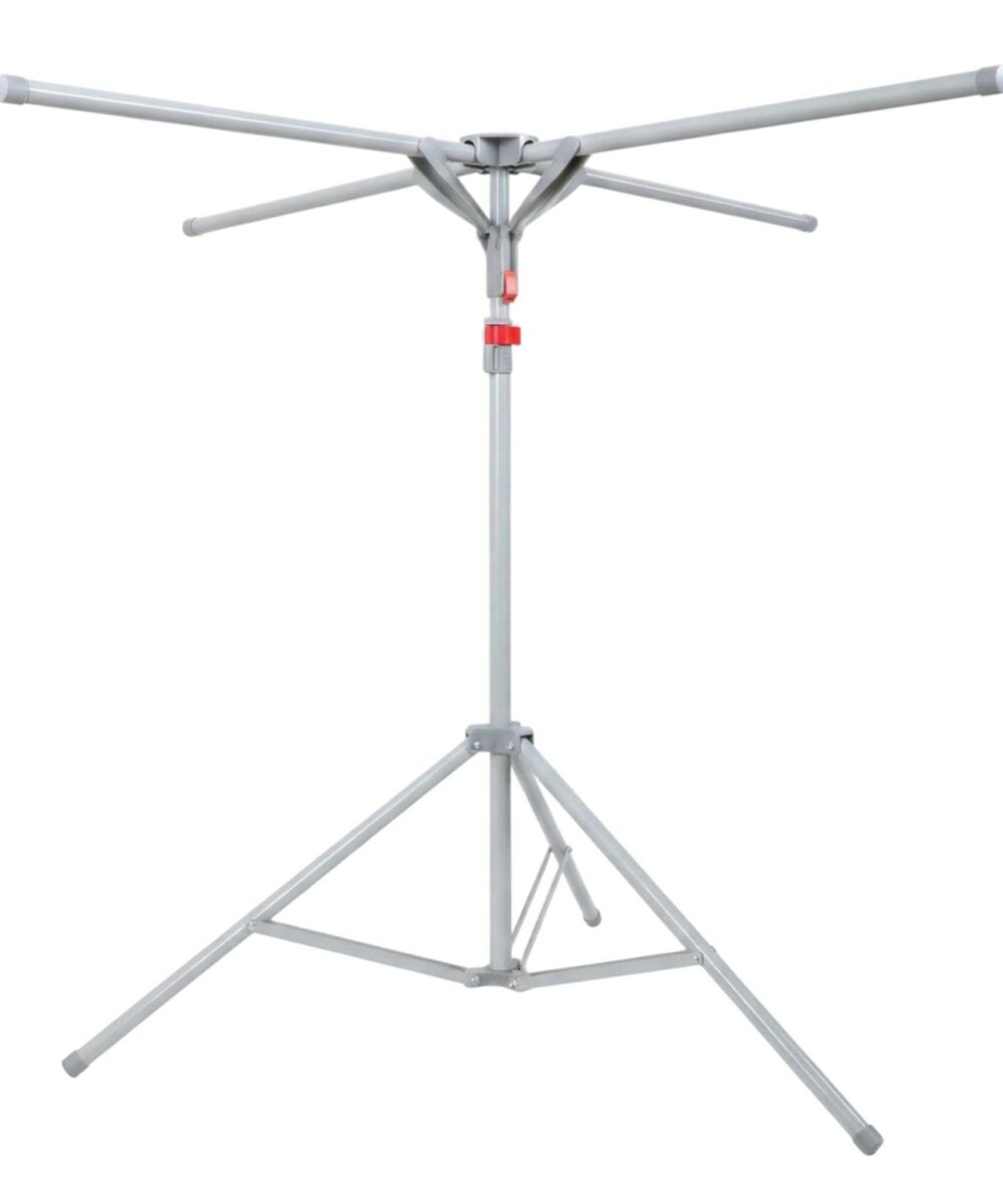 מתקן ייבוש כביסה עומד עם זרועות מתקפלות – גובה עד 1.80 מ'