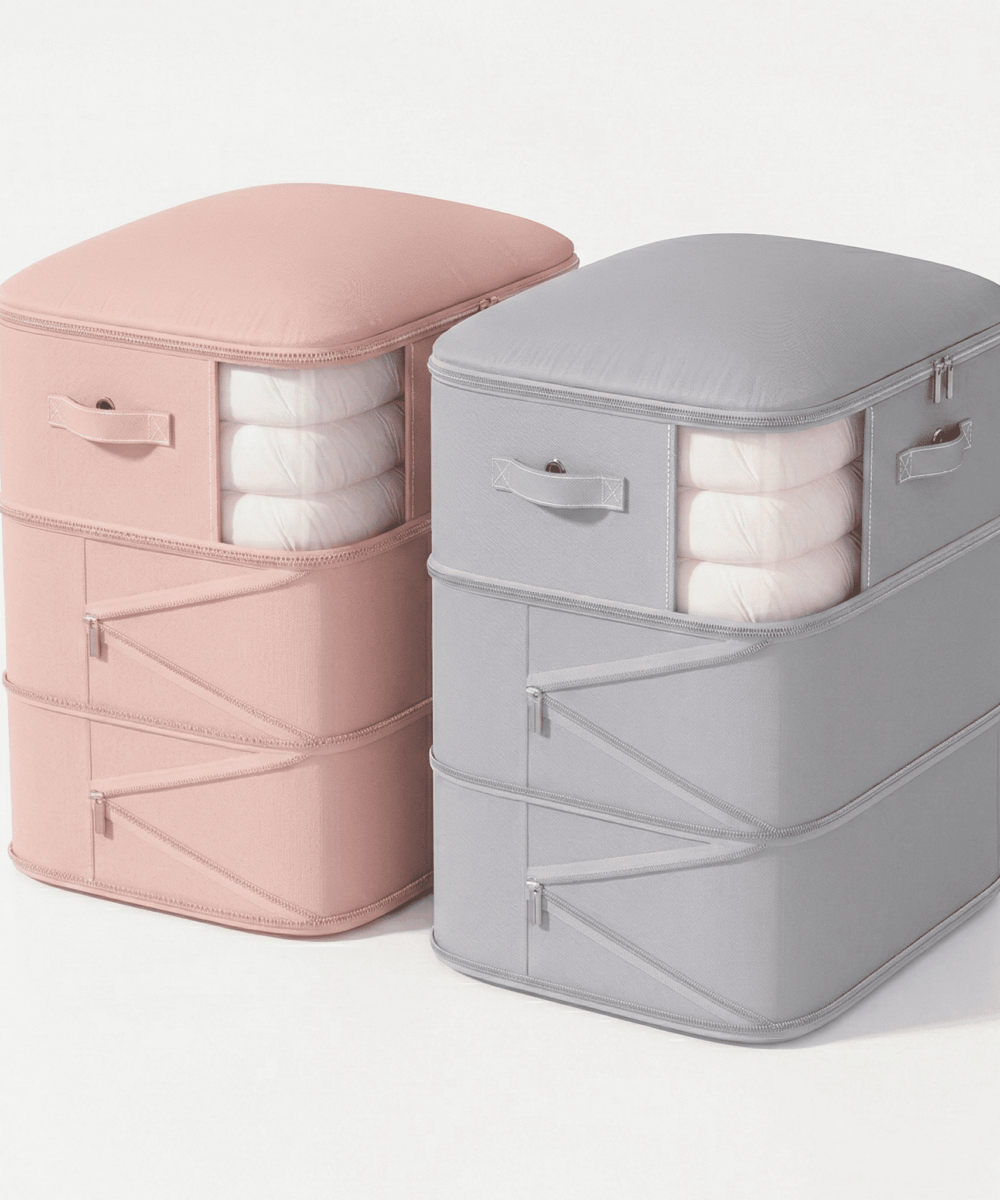 מארז אחסון שמיכות ובגדים בטכנולוגיית דחיסה נושמת-AirSmart