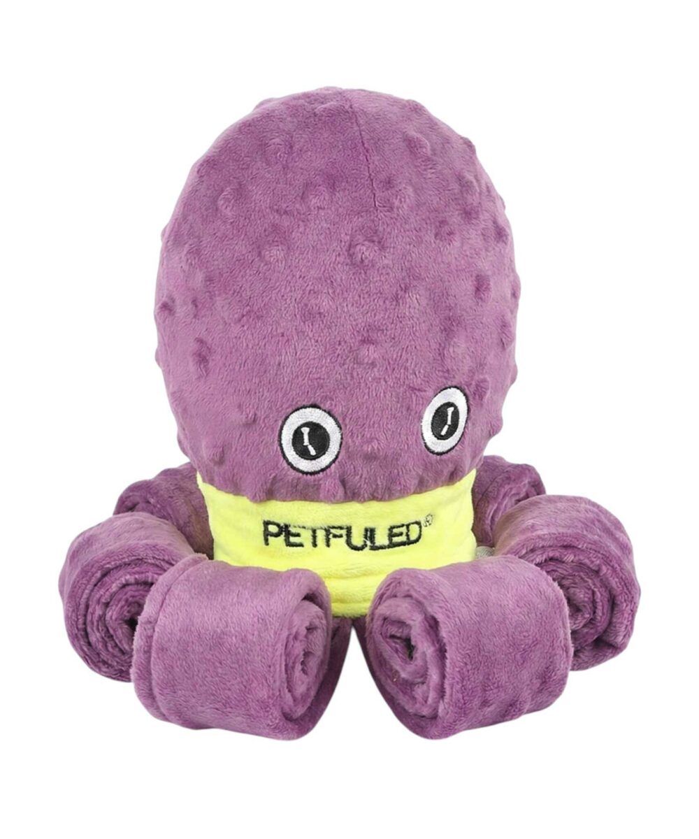 בובת תמנון Snuffle – משחק האכלה איטית וגירוי מנטלי לכלבים - סגול