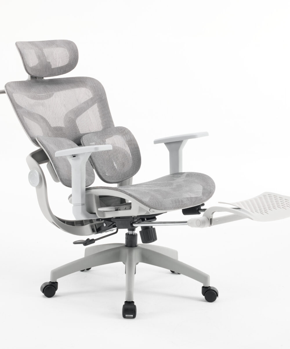 כיסא ארגונומי ALPHA 621 – סטנדרט חדש של נוחות ובריאות - אפור