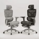 כסא משרדי ארגונומי PRIME 929 – משענות יד 6D, הדום רגליים ותמיכה אורטופדית מלאה