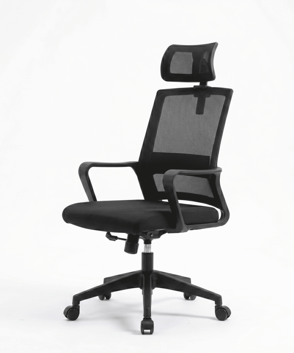 כיסא מנהלים ארגונומי Vital 906 – עם גב רשת נושם ותמיכה מלאה לצוואר