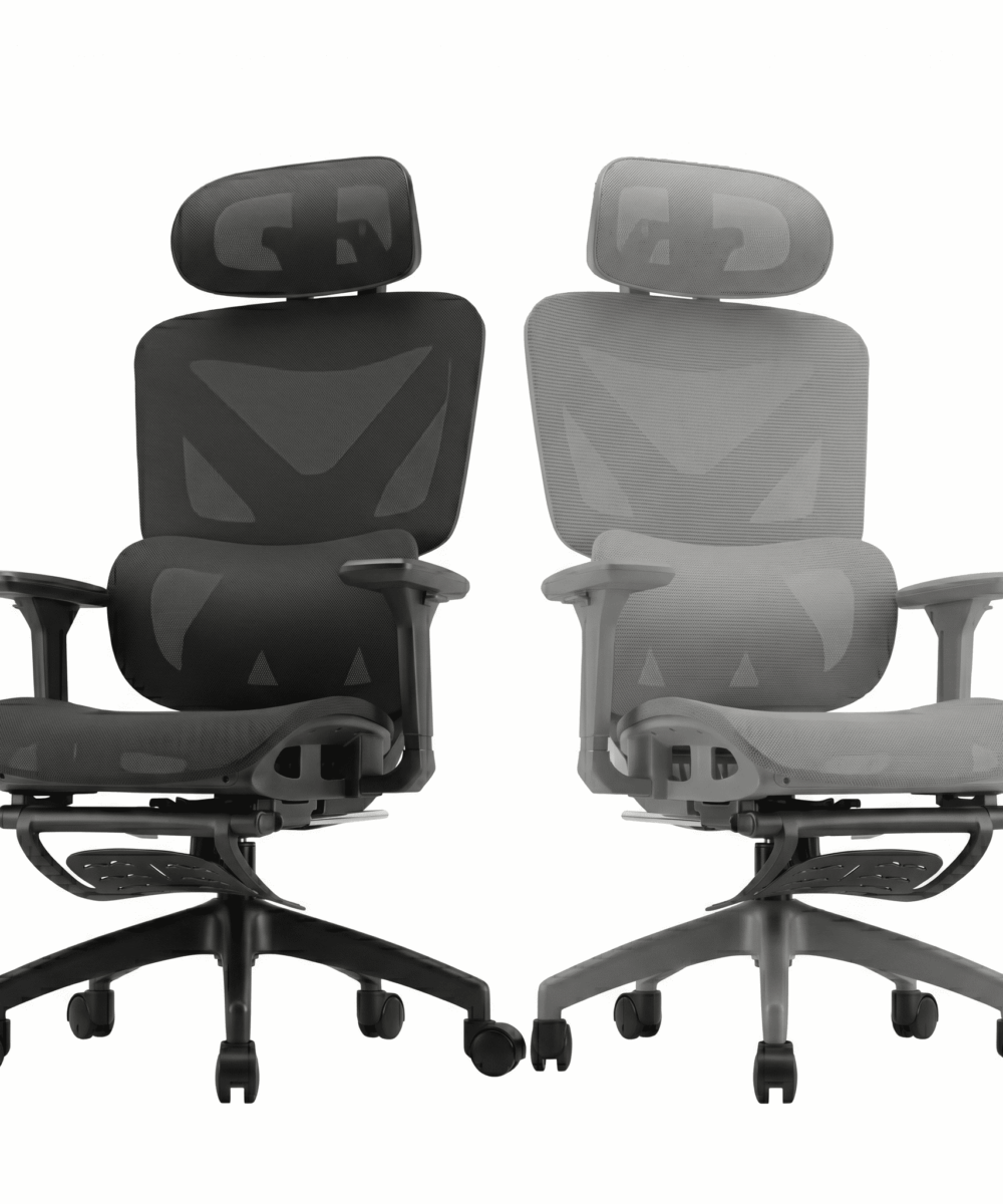 כיסא ארגונומי מקצועי ZEN 888 עם משענת רגליים ותמיכה אורטופדית מתקדמת