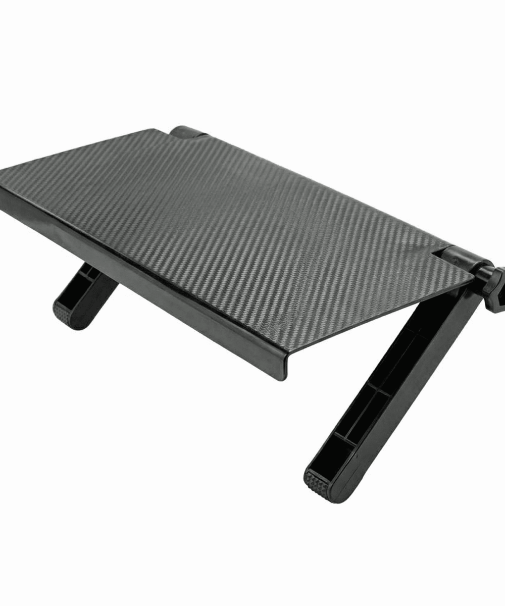 מדף מתכוונן למסך טלוויזיה ומחשב 29 ס"מ– ארגונית חכמה לחיסכון במקום