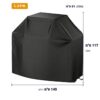 מידות כיסוי לגריל גז מידה L – 145×61×117 ס